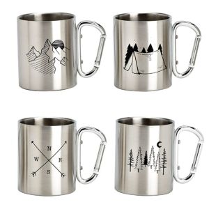 G. Wurm | Термочаша от неръждаема стомана с карабинер