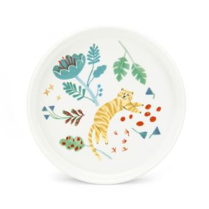 Moulin Roty | Порцеланов детски комплект съдове | Гората Мава