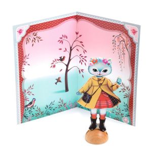 Djeco | Облечи със стикери | Kотенцето кукла