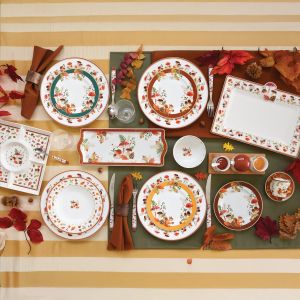 EasyLife | Порцеланов  буркан с капак Ø 12x19 см | AUTUMN BREEZE