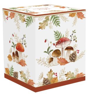 EasyLife | Порцеланов  буркан с капак Ø 11x15 см | AUTUMN BREEZE