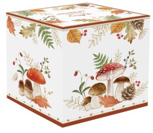 EasyLife | Порцелановa чаша с цедкаи капак 450мл | AUTUMN BREEZE