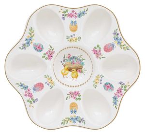 EasyLife | Порцеланова поставка за 6 яйца | SPRING BLOOM