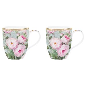 EasyLife | Порцеланови чаши 2 бр. к-кт 350мл| ROSES IN BLOOM