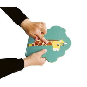 Janod | Комплект тактилни карти | Савана