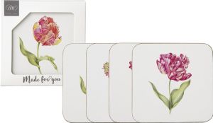 IHR | Коркова подложка за чаша - 4 броя / 4 дизайна | DRISELLE