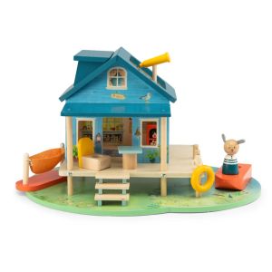 Moulin Roty | Дървена играчка | Къща край езерото | La Grande Famille