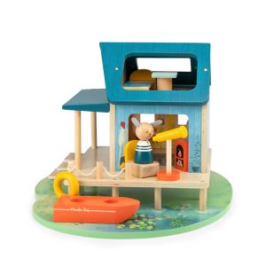 Moulin Roty | Дървена играчка | Къща край езерото | La Grande Famille
