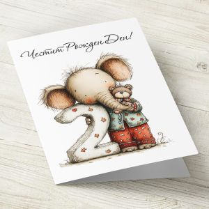 The Pink Shop | Картичка с плик | Рожден ден | 2