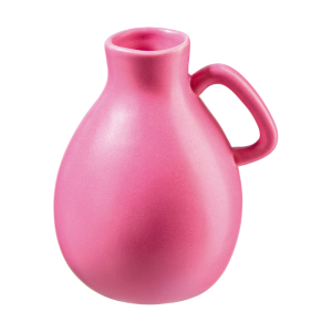 Florissima | Ваза керамична D9H12cm с дръжка розова | Pink