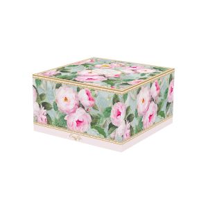 EasyLife | Порцеланова чаша с чинийка 400 мл к-кт | ROSES IN BLOOM