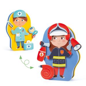 Djeco | Игра с магнити облечи според професията