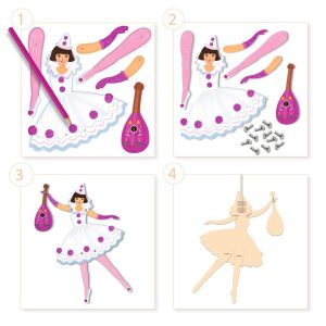 Djeco | Направи движещи се кукли марионетки