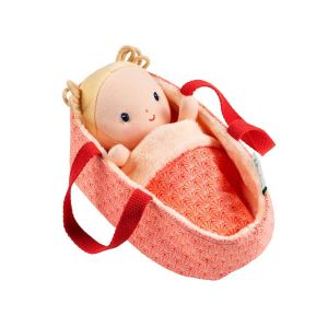 Lilliputiens | Мека кукла бебе Анаис в кошче