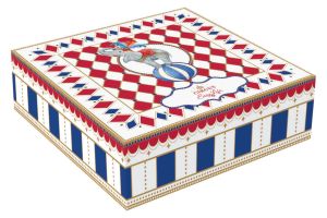 EasyLife | Порцеланови десертни чинии Ø 19 см 4 бр. к-кт | CIRCUS