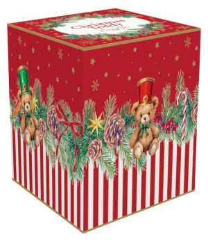 EasyLife | Коледна топка от порцелан Ø 7 см 4 вида | CHRISTMAS TEDDY