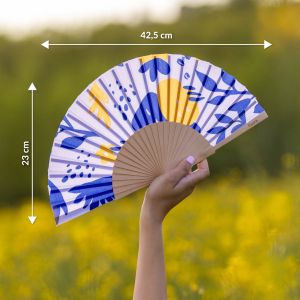 Fisura | Ветроло | Flores azul y amarillo