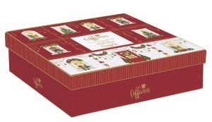 EasyLife | Порцеланови чаши за кафе с чинийка 6 бр к-кт | FESTIVE AVENUE