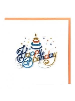 Tendances | Квилинг картичка | Рожден ден | Happy Birthday