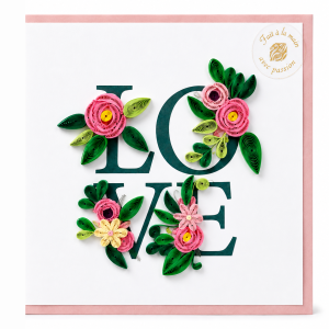 Tendances | Квилинг картичка | Love
