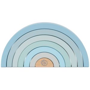 Bieco | Дървена дъга за подреждане Blue FSC®, 7 части