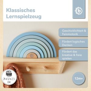 Bieco | Дървена дъга за подреждане Blue FSC®, 7 части