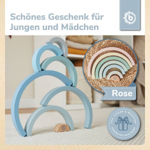Bieco | Дървена дъга за подреждане Blue FSC®, 7 части