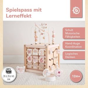 Bieco | Дървен моторен куб Еленчето Ella FSC®
