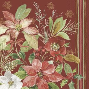 IHR | Салфетки | POINSETTIA BOUQUET