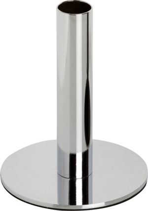 IHR | Метален свещник голям | CANDLE HOLDER | сребристо
