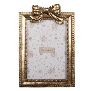 Clayre & Eef | Рамка за снимка 10 × 15 cm | Златист