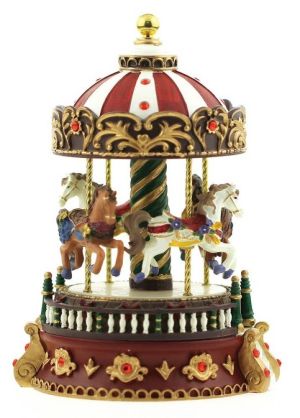 Musicbox world | Музикална въртележка с червени камъчета | Carousel Red Rhinestones
