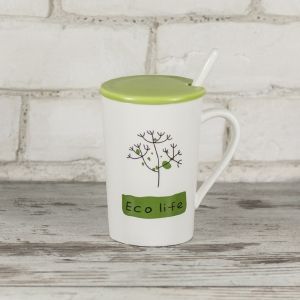 Чаша "Eco life" - Зелена