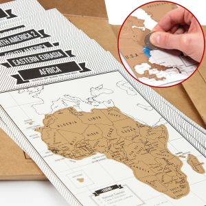 Травел бележник със скреч карти
