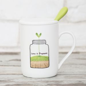 Чаша "Love is pregnant" 