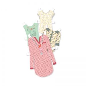 Игра облечи хартиени кукли