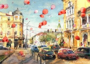Картичка с макове