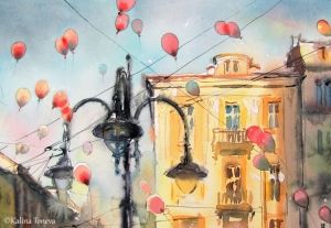 Картичка с макове