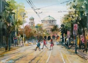 Картичка с макове