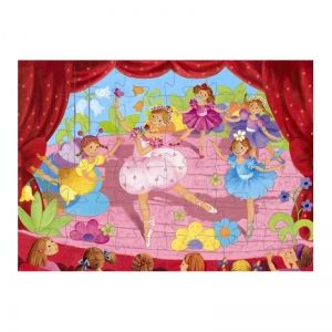 Образователен пъзел от две части "Преброй колко животни има"