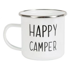 Sass & Belle | Метална чаша канче | Happy camper