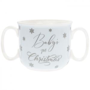 Baby boy's first Christmas | Porcelain mugва касичка | Hello Baby boy