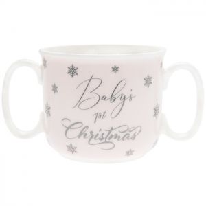 Baby girl's first Christmas | Porcelain mug
