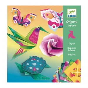 Djeco | Комплект за оригами | Тропически животни