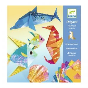 Djeco | Комплект за оригами | Морски животни