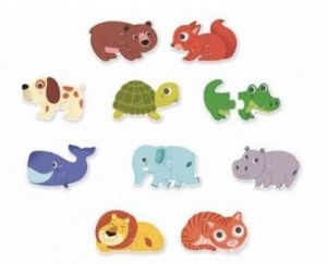 Djeco  | Пъзел от 2 части | Животни