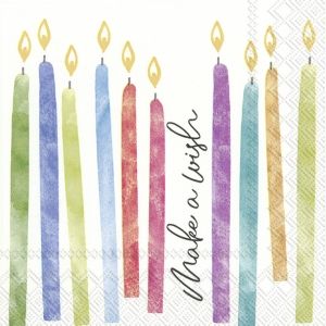 IHR | Коктейлни салфетки | Свещички за рожден ден