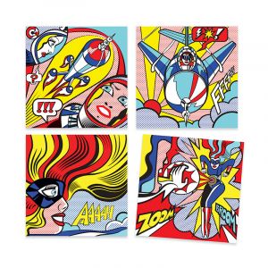 Djeco | Комплект за рисуване | Вдъхнови се от Roy Lichtenstein