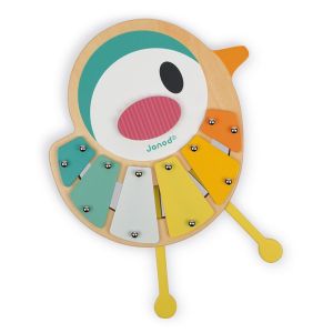 Janod | Дървена играчка | Ксилофон птиче