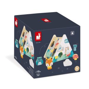 Janod | Дървена игра за сортиране | Горски животни